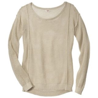Mossimo Supply Co. Juniors Mesh Sweater   Cream M(7 9)