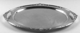 International Silver Marquise (Slvp, Hollowware) 19 Footed Waiter Tray   Silver