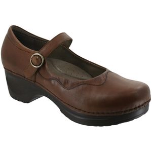 Sanita Clogs Womens Dimple Auburn Brown Shoes, Size 39 M   460212 06