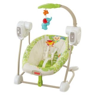 Fisher Price SpaceSaver Swing and Seat   Rainforest Friends