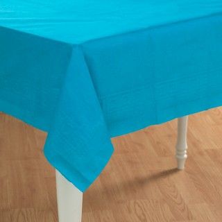 Turquoise Paper Tablecover