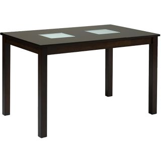 Farrington Dark Brown Wood Modern Dining Table