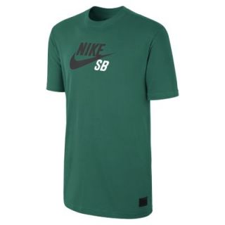 Nike SB QT Icon Logo Mens T Shirt   Mystic Green