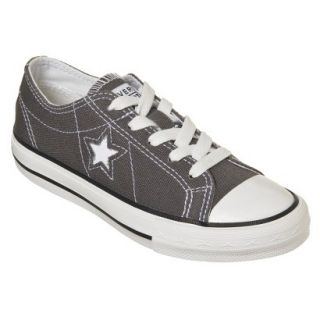 Kids Converse One Star Oxford   Charcoal 3.5
