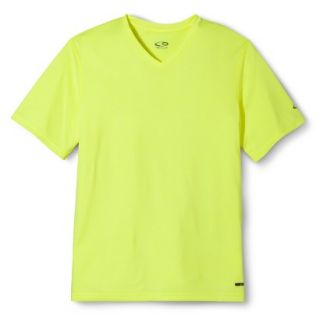 C9 By Champion Mens Advanced Duo Dry Endurance V  Neck Tee   Solar Flare L