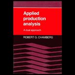 Applied Production Analysis  A Dual Approach