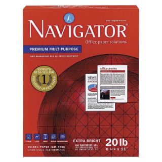Navigator Premium Multipurpose Paper, 97 Brightness, 20 lb   White (5000 Per