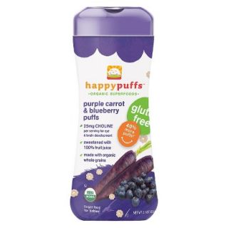 Happy Puffs Baby Food Snack   Purple Carrot and Blueberry 2.1oz (6 Pack)