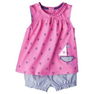 Just One YouMade by Carters Toddler Girls 2 Piece Set   Pink/Light Blue 3T