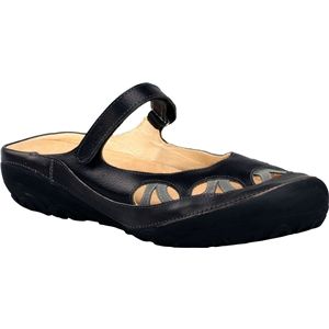 Naot Womens Be Good Natural Black Night Slate Nubuck Shoes, Size 42 M   13025 NH4