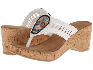 Grazie Dios Womens Sandals (White)