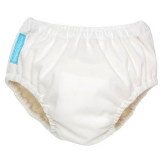 Charlie Banana Reusable Swim Diaper & Training Pant Size Medium   White