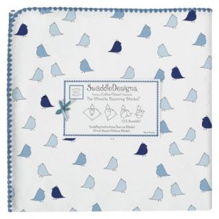 Swaddle Designs Ultimate Receiving Blanket   True Blue Little Chickies