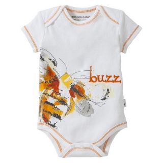 Burts Bees Baby Newborn Neutral Buzz Bodysuit   Cloud 3 6 M