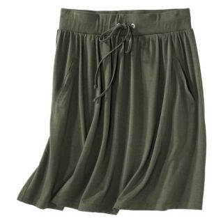Merona Womens Front Pocket Knit Skirt   Moss   M
