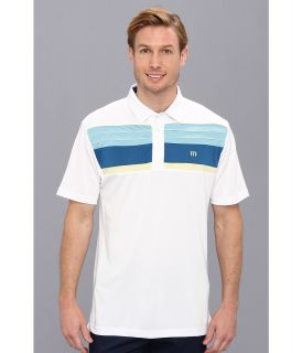 Travis Mathew Richards S/S Polo Mens Short Sleeve Knit (White)