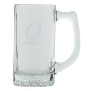 Block Monogram Beer Mug Set of 4   Q