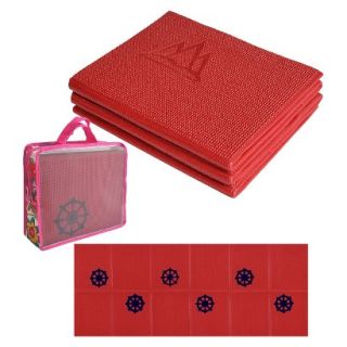 Khataland YoFoMat KIDS Folding Yoga Mat   Cherry Red