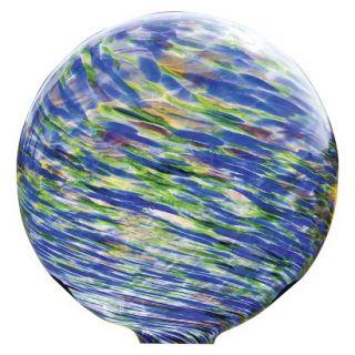 Earth Sphere Swirl Glass Gazing Ball