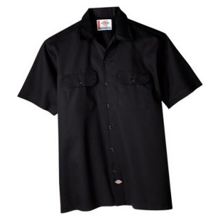 Dickies Mens Original Fit Short Sleeve Work Shirt   Black XXXL Tall