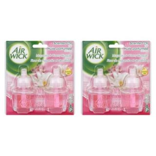 AIR WICK Scented Oils   MAGNOLIA and CHERRY, 1.35 Ounces, 2 Pack