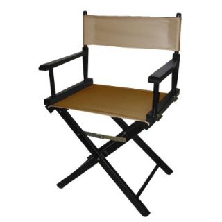 Directors Chair Directors Chair with Black Frame and Tan Canvas