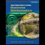 Business Mathematics (Student Solutions Manual)