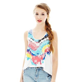 L AMOUR BY NANETTE LEPORE LAmour by Nanette Lepore Keyhole Back Swing Tank Top,