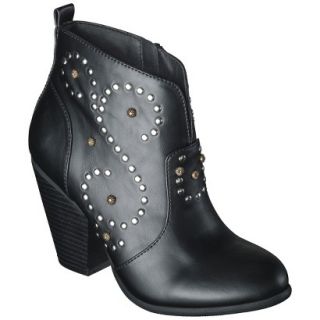 Womens Mossimo Supply Co. Karis Studded Ankle Boots   Black 8.5
