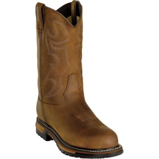 Rocky 11 Inch Branson Waterproof Western Boot   Steel Toe, Brown, Size 9 1/2