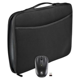 Logitech Laptop Sleeve with Mouse   Black (910 002138)