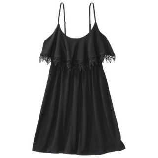 Xhilaration Juniors Coverup Swim Dress  Black XL