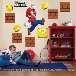 Super Mario Bros. Giant Wall Decals