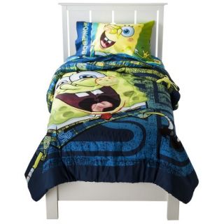 Nickelodeon Spongebob Preppy in Plaid Comforter   Twin