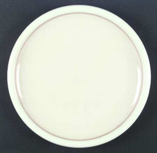 Epoch Norway Dinner Plate, Fine China Dinnerware   White Edge,Tan Ring,Cream Cen