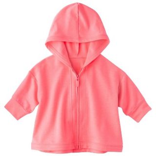 Circo Infant Toddler Girls Quarter Sleeve ZipUp Hoodie   Primo Pink 3T
