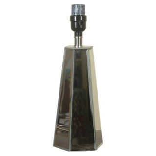 Xhilaration Faceted Mirror Column Lamp Base   Small