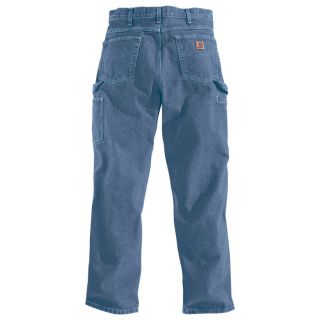 Carhartt Relaxed Fit Tapered Leg Jean   Stonewash, 54 Inch Waist x 32 Inch