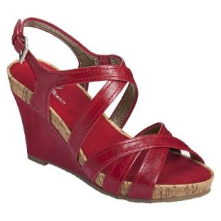 Womens A2 By Aerosoles Candyplush Wedge Sandal   Red 6.5