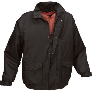 Water Resistant Insulated Jacket   Black, Medium, Model UP250