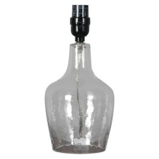 Threshold Artisan Glass Jug Lamp Base   Clear Small (Includes CFL Bulb)