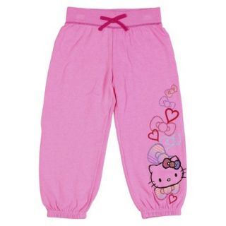 Hello Kitty Girls Lounge Pants   True Pink M