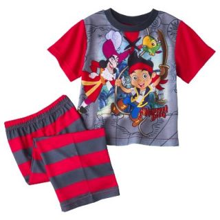 Disney Jake and the Neverland Pirates Toddler Boys 2 Piece Short Sleeve Pajama