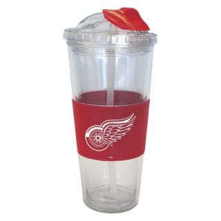 Boelter Brands NHL 2 Pack Detroit Red Wings No Spill Straw Tumbler   Multicolor