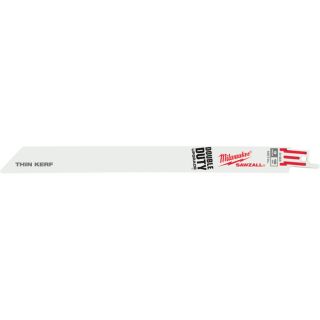 Milwaukee Thin Kerf Metal Cutting Sawzall Blades   50 Pack, 9 Inch Length, 18