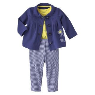 Just One YouMade by Carters Newborn Girls 3 Piece Cardigan Set   Yellow3 M
