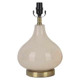 Threshold Medium Glass Gourd Lamp Base   Shell (Includes CFL Bulb)