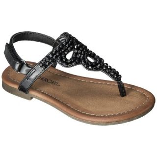 Toddler Girls Cherokee Jumper Sandals   Black 10