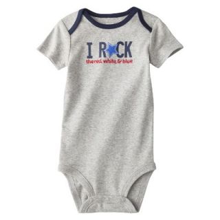 Just One YouMade by Carters Newborn Boys I Rock Bodysuit   Calm Gray 3 M