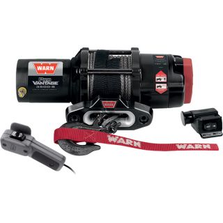 Warn ProVantage 3500 Series 12 Volt ATV Winch   With Synthetic Rope, 3,500 Lb.